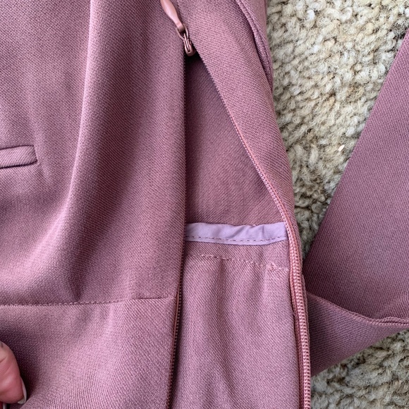 NWT Mauve Flowy Wide Leg Tie Waist Pants - Picture 6 of 7